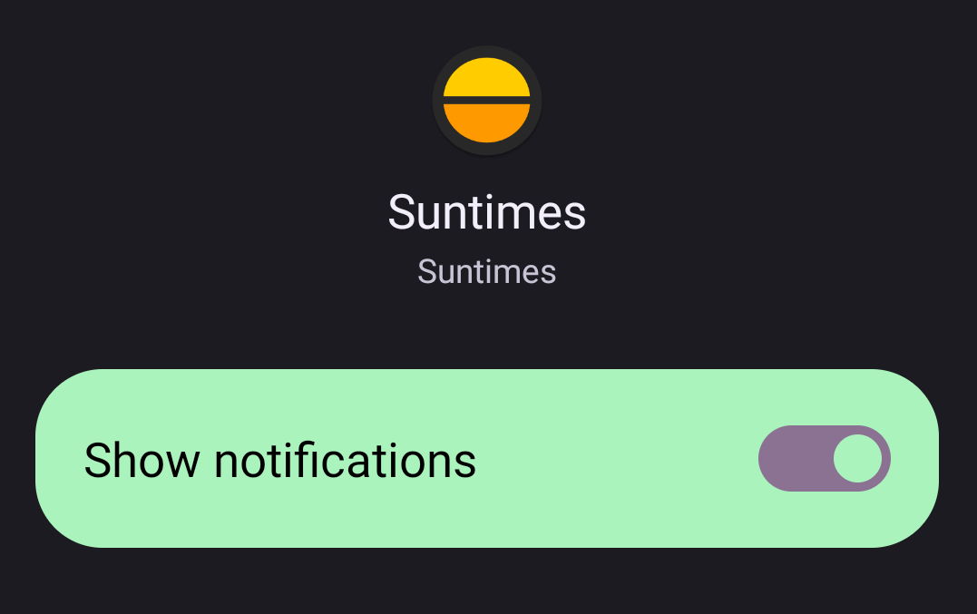 Show Notifications