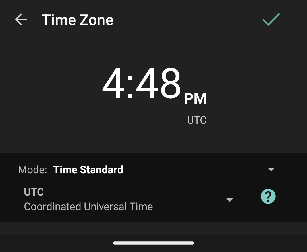 Time Zone Dialog (time standard)