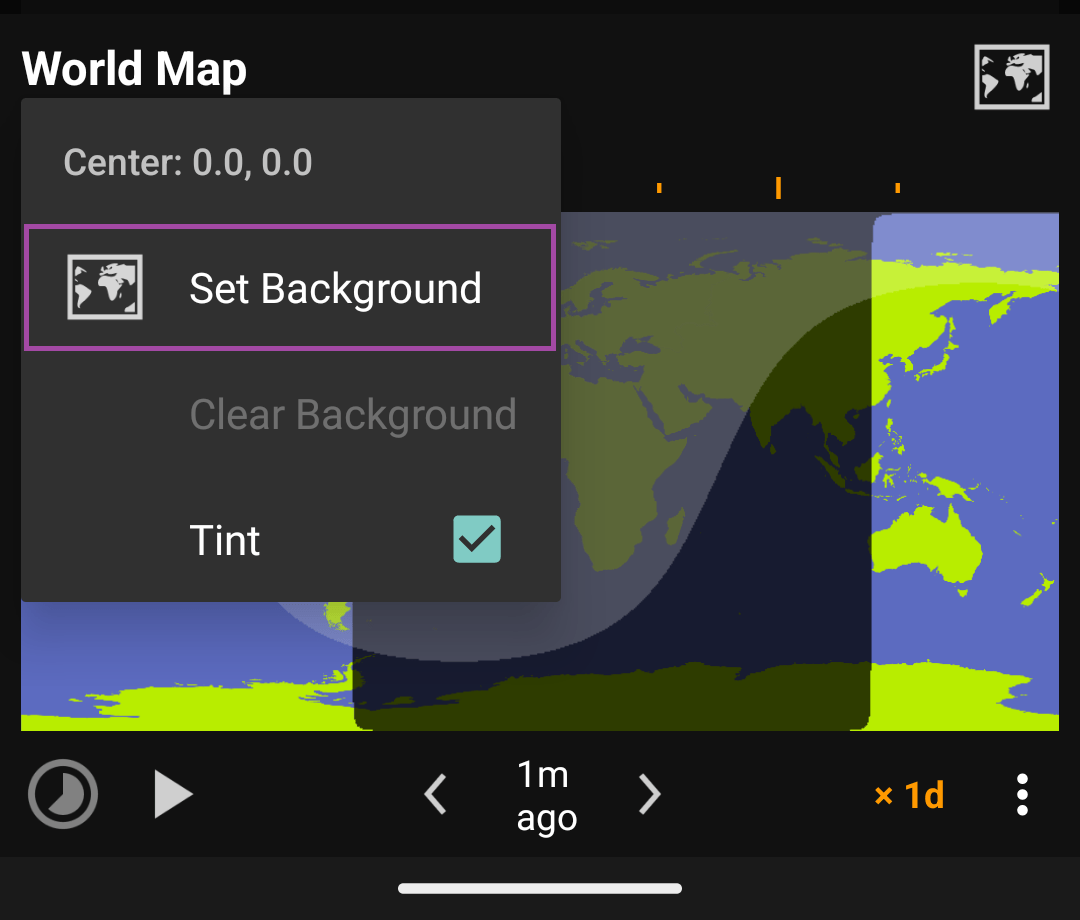 World Map (Set Background)